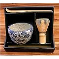 Matcha - Set, Japan, Matcha- Schale, Bambusbesen, Bambusl�ffel Chashaku