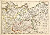 Historische Karte - Napoleon: Die K&ouml;nigreiche Sachsen und Westphalen 1808, Plano