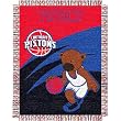 Detroit Pistons NBA Triple Woven Jacquard Throw (044 Series) (36x46")"