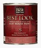 - W35W00950-14 Best Look Latex Flat 100% Acrylic House Paint