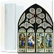 Die-Cut Stained Glass - Religious Christmas Cards
