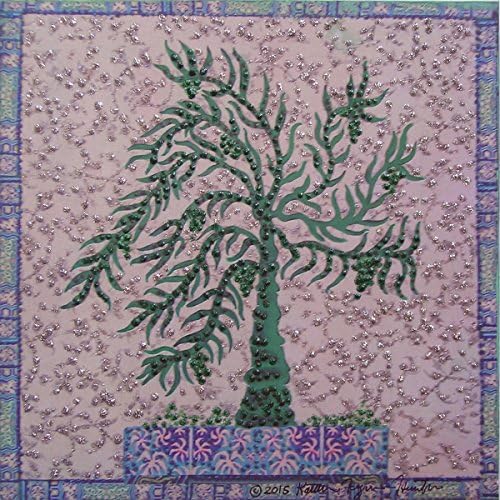 "Summer Emerald Arbor" From the" Four Season" series, 8" x 8"