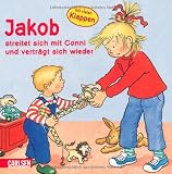 Jakob-B&uuml;cher: Jakob streitet sich mit Conni und vertr&auml;gt sich wieder: mit lustigen Klappen - Sandra Grimm
