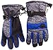 N'Ice Caps Kids Thinsulate and Waterproof Geo Lines Print Ski Gloves