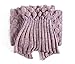 DDMY Mermaid Tail Blanket for Kids Teens Adult Handmade Wave Mermaid Blankets Crochet Knitting Blanket Seasons Warm Soft Living Room Sleeping Bag Best Birthday (A-Light Purple-Adult)