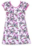 Frankie & Johnny Girls Butterflies Pink Nightie