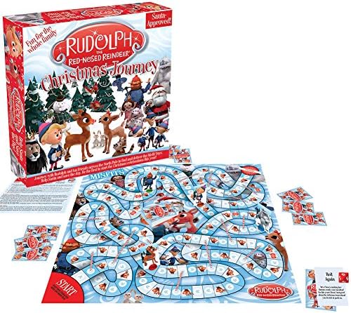 Rudolph the Red-Nosed Reindeer's Christmas Journey Family Fun Board Game