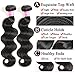 VRBest Hair Brazilian Virgin Human Hair Lace Closure 4x4 Free Part 100% Unprocessed Virgin Human Hair Natural Color (26, Body Wave Closure)