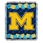 NCAA Michigan Wolverines 36-Inch-by-46-Inch Woven Jacquard Baby Throw