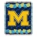 NCAA Michigan Wolverines 36-Inch-by-46-Inch Woven Jacquard Baby Throw