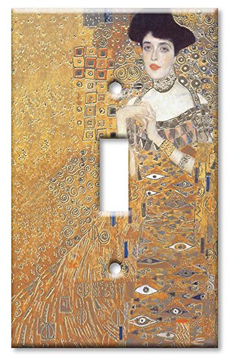 Art plates - klimt: adele bloch switch plate - single toggle