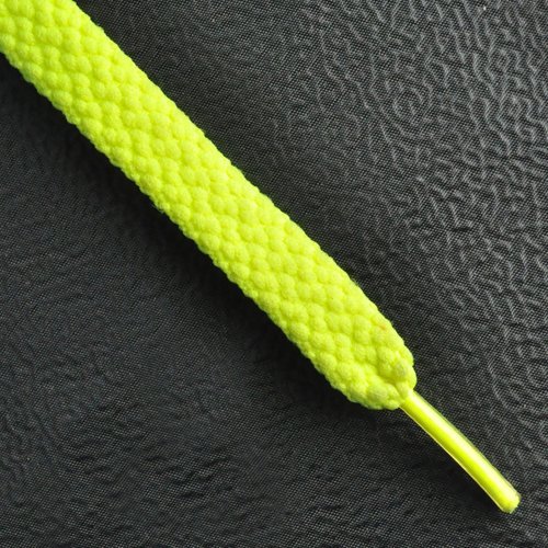 (Price/10 pairs)High Quality Shoelaces, Flat Shoelaces, Laces for Shoes ( Neon Yellow )