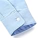 Bienzoe Classical Boy's School Uniform Long Sleeve Button Down Oxford Shirt