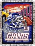 New York Giants NFL Woven Tapestry Throw (Home Field Advantage) (48x60")