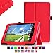 Fintie Folio Case for Acer Iconia One 7 B1-730HD Tablet Premium Vegan Leather Slim Fit Stand Cover With Stylus Holder - Red