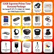 32GB Supreme Prime Time Accessory Package For The Canon T1i (A.k.a 500d), Xs (A.k.a 1000d), Xsi (A.k.a 450d) Digital Slr Kit Includes 32Gb High Speed Memory Card, 2 Extended Life Batteries, Rapid AC/DC Charger, Digital Flash, 0.5 Wide Angle Lens, 2X Telephoto Lens, Filter Kit, 4 Piece Close Up Lens Kit, Flower Lens Hood, Deluxe Carrying Case, 72 Inch Professional tripod, Professional SLR Hand Strap, Flash Diffuser, + More All Lenses Will Fit The Following Canon EF 85mm, EF-S 18-200mm, EF 28-135mm, EF-S 15-85mm