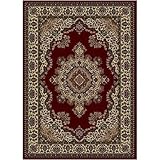 IMAGE OF Castello II 1191 Burgundy Rug Size: 2'2