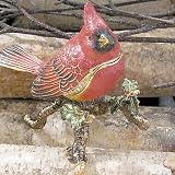Red Bird Jeweled Box