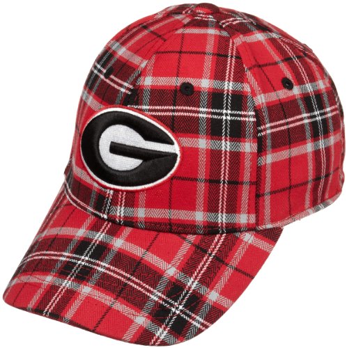NCAA Women's Georgia Bulldogs Metro Cap (Red Plaid, One Size)