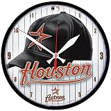 MLB Houston Astros Round Clock