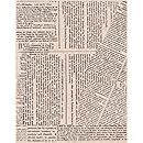 Hero Arts Woodblock Stamp, Newspaper Background
