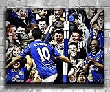 Arteta Everton F.C. Pop Art Un-Framed (30in x 20in) 01 Canvas Art Poster Print Stunning Quality