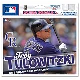 Colorado Rockies Official 4.5"x6" MLB Car Window Cling Decal