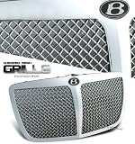 05 06-07 CHRYSLER 300/300C/SRT8 1PC CHROME VERTICAL FRONT GRILL GRILLE