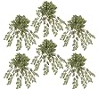 SIX 30" Calabium Artificial Hanging Bushes