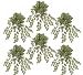 SIX 30" Calabium Artificial Hanging Bushes
