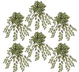 SIX 30" Calabium Artificial Hanging Bushes