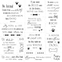 Fiskars Cloud 9 Clear Stamps-Simple Thoughts Dog