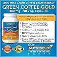 Big Save 100% Pure Green Coffee Bean Extract, 400 mg, 90 Veg. Capsules (The GOLD Standard Green Coffee Extract, with 50% Chlorogenic Acid)