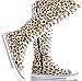 New Fasion Women Canvas Sneakers Punk Flat Skatter Knee High Lace up Shoes