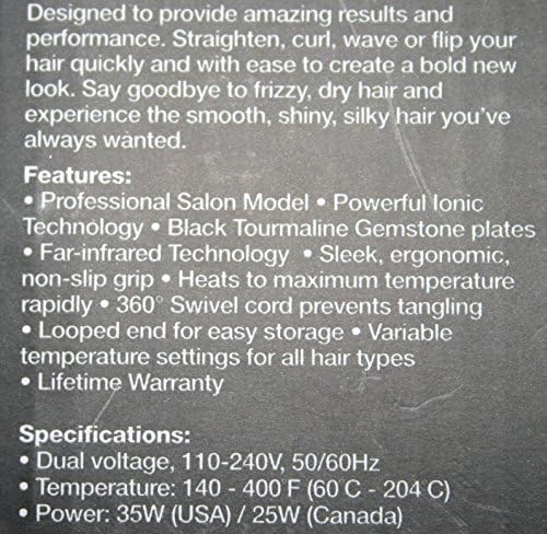 Hair Rage Get It Straight .5" Mini Travel Flat Irons (Purple)