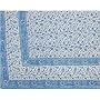 ShalinCraft Linen Bed Sheet Cotton Block Print Queen Size (bshtd608)