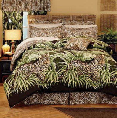 Leopard Safari Jungle Full Comforter Set 4 Piece Bedding Leopard Safari Jungle Full Comforter Set 4 Piece Bedding