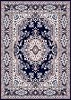 Traditional Area Rug, Home Dynamix Premium 4'x5' Navy Blue