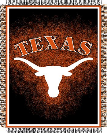 Texas Longhorns NCAA Woven Jacquard Throw Blanket