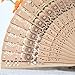 Topbeu Chinese Style Classic Handheld Folding Openwork Sandalwood Fan