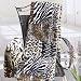 Blancho Bedding - [Animal Patchwork] Micro Mink Throw Blanket with 14.5 OZ filling (50 by 70 inches)