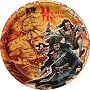 Pirates of the Caribbean 7" Dessert Plates - 8 Count