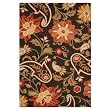 Fieldcrest® Luxury Jacobean Floral Wool Rug - Brown (78x120")