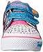 Skechers Kids Twinkle Toes Shuffles Sweet Steps Light-Up Sneaker,Emoji Multi,9 M US Toddler