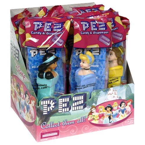 PEZ Disney Princess, 0.58-Ounce Assorted Candy Dispensers (Pack of 24) by PEZ