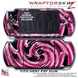 Alecias Swirl 02 Hot Pink WraptorSkinz Skin and Screen Protector Kit fits S ....