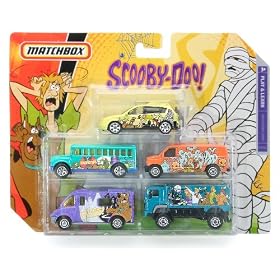 Scooby Doo 5 Pack Matchbox Cars