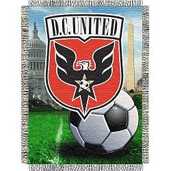 DC United MLS Woven Tapestry Throw Blanket (48x60")"