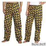West Virginia Mountaineers Unisex Navy Blue All Over Print Scrub Pants