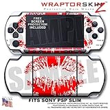 Big Kiss Red on White WraptorSkinz Skin and Screen Protector Kit fits Sony  ....